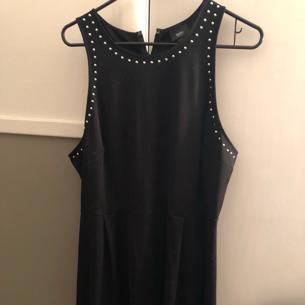 Black Mossimo dress. Silver stud details
